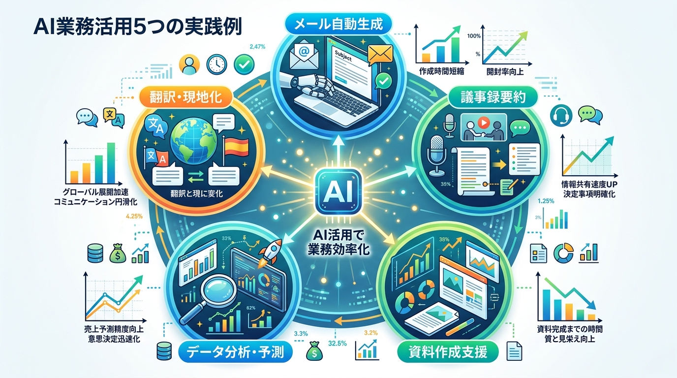 主要AIツール4種比較